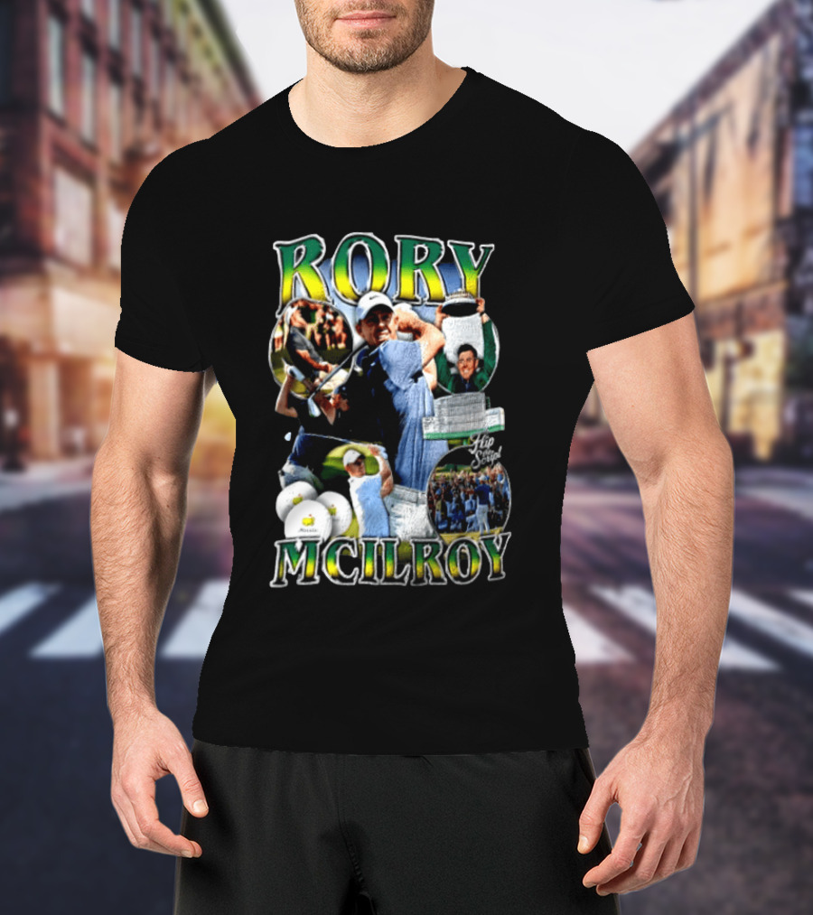 Rory McIlroy Flip The Script Golf Masters Tournament Highlights And Victories T-Shirt