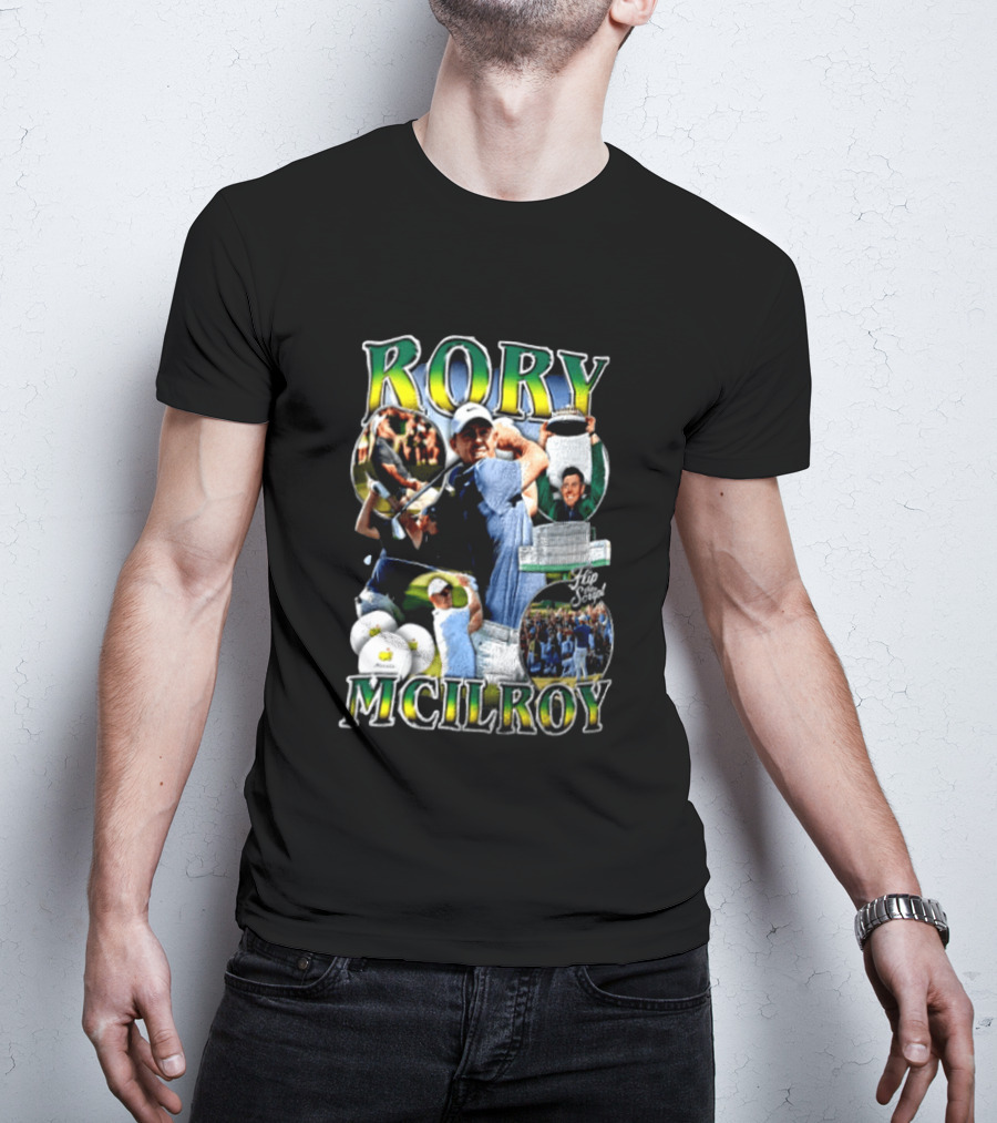 Rory McIlroy Flip The Script Golf Masters Tournament Highlights And Victories T-Shirt
