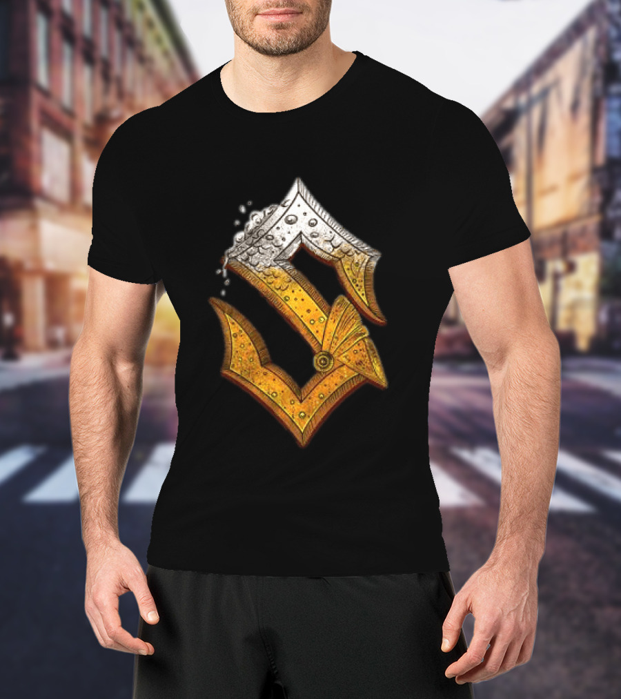 Sabaton Store Noch Ein Bier 2026 Letter S Beer Foam T-Shirt