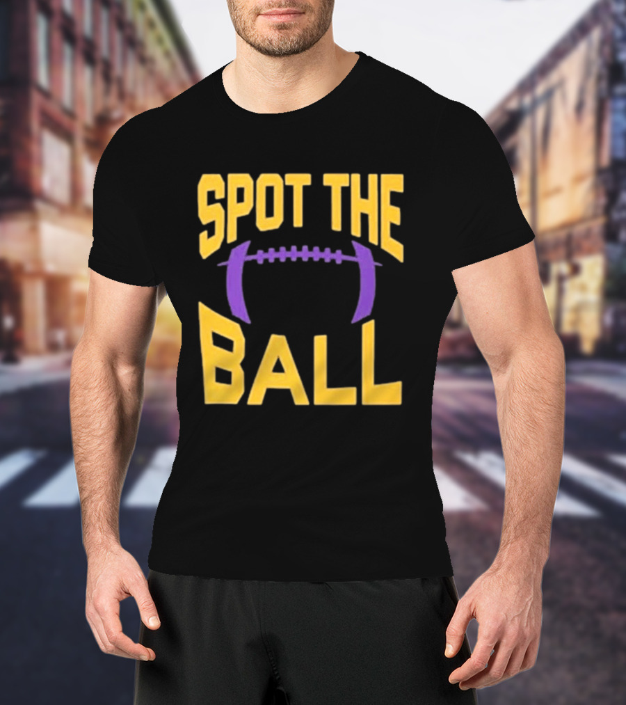 Spot The Ball Football Enthusiast Game Challenge T-Shirt