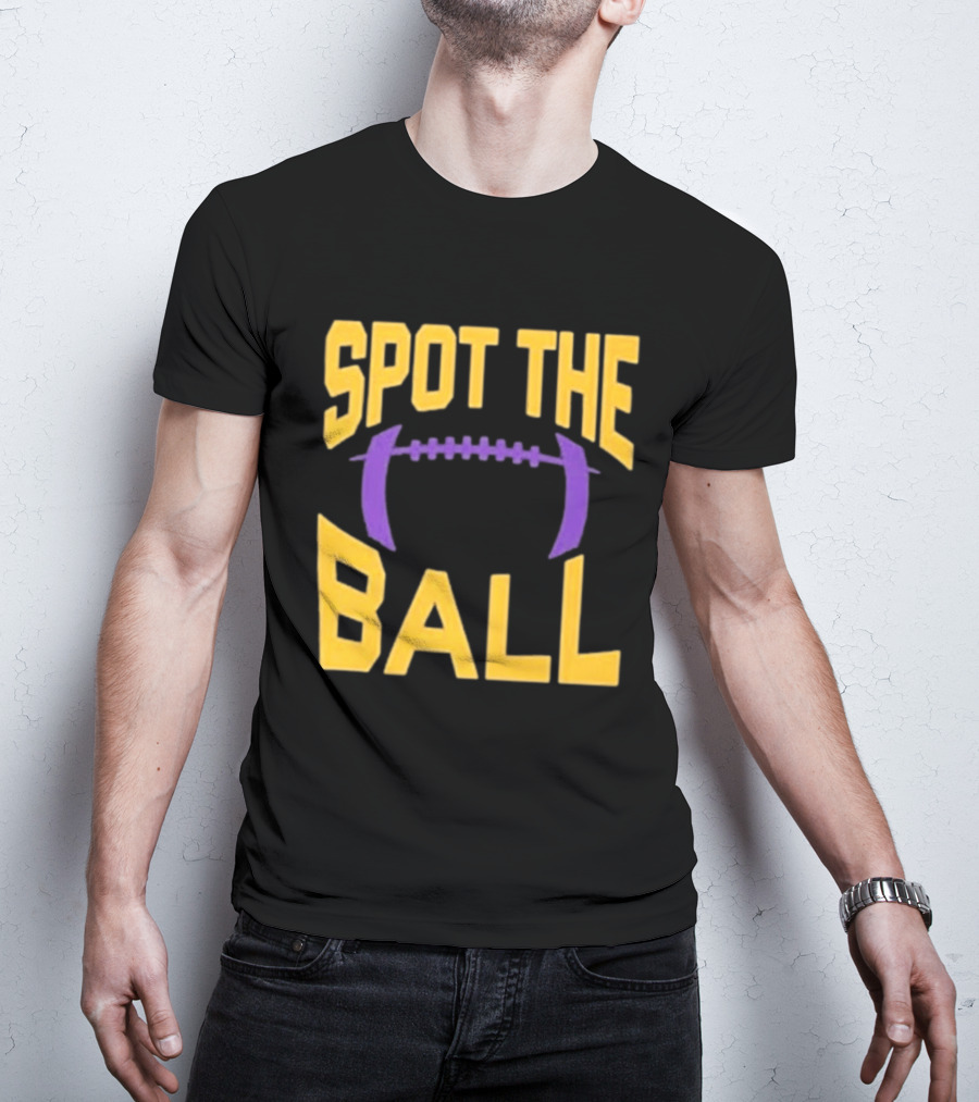 Spot The Ball Football Enthusiast Game Challenge T-Shirt