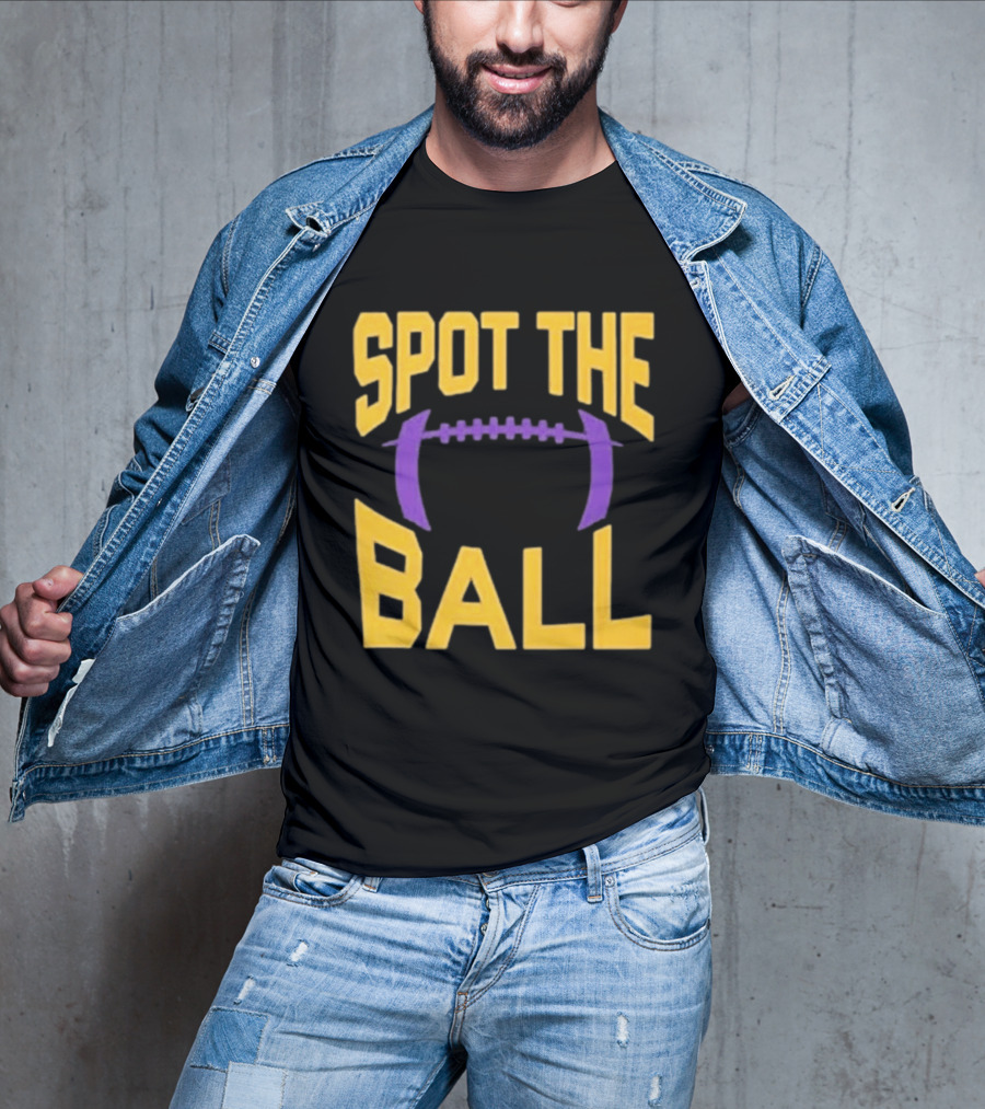 Spot The Ball Football Enthusiast Game Challenge T-Shirt