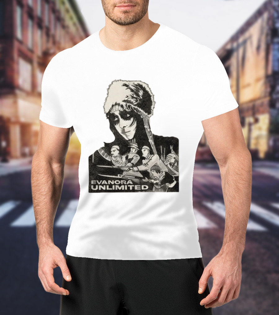 Evanora Unlimited North America Tour 2026 Tour Anime T-Shirt