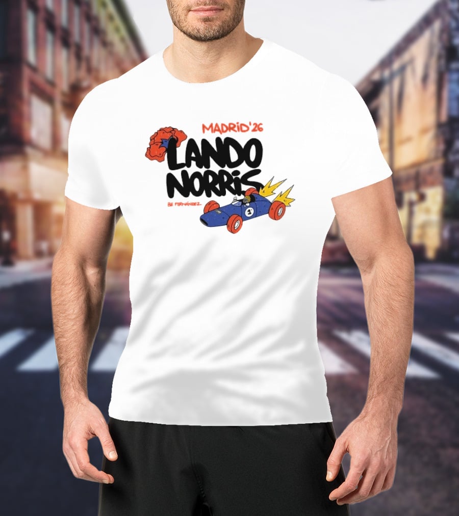 Maddio's Lando Norris Racing Car T-Shirt