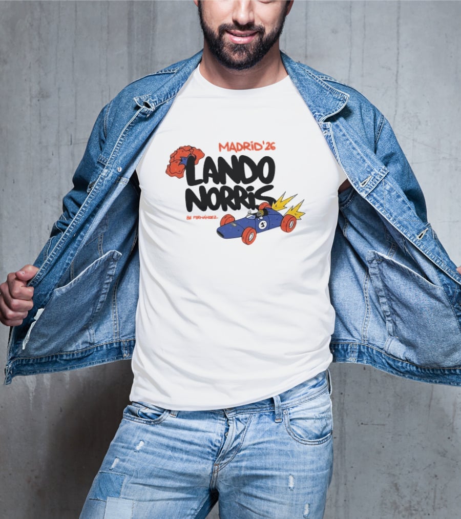 Maddio's Lando Norris Racing Car T-Shirt