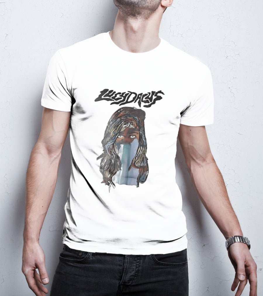 Lucy Dacus Watercolor Woman Face T-Shirt