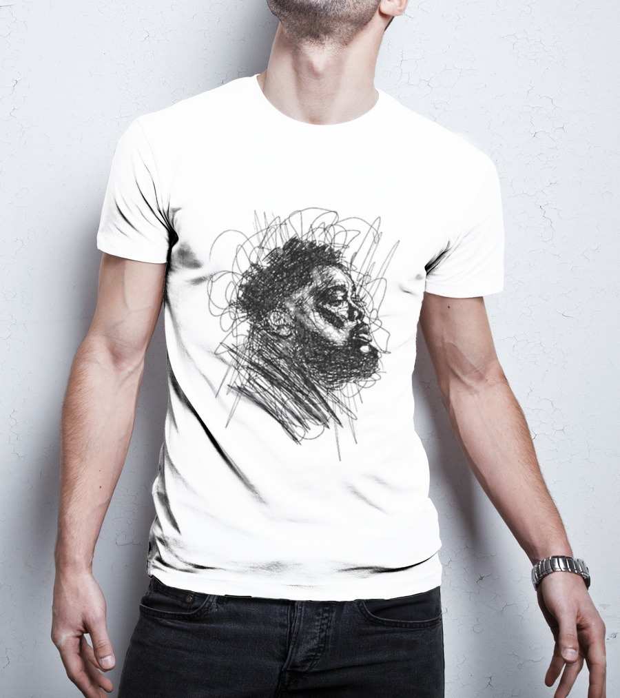 Rod Wave Dont Look Down Tour 2026 Hand Drawn Sketch T-Shirt
