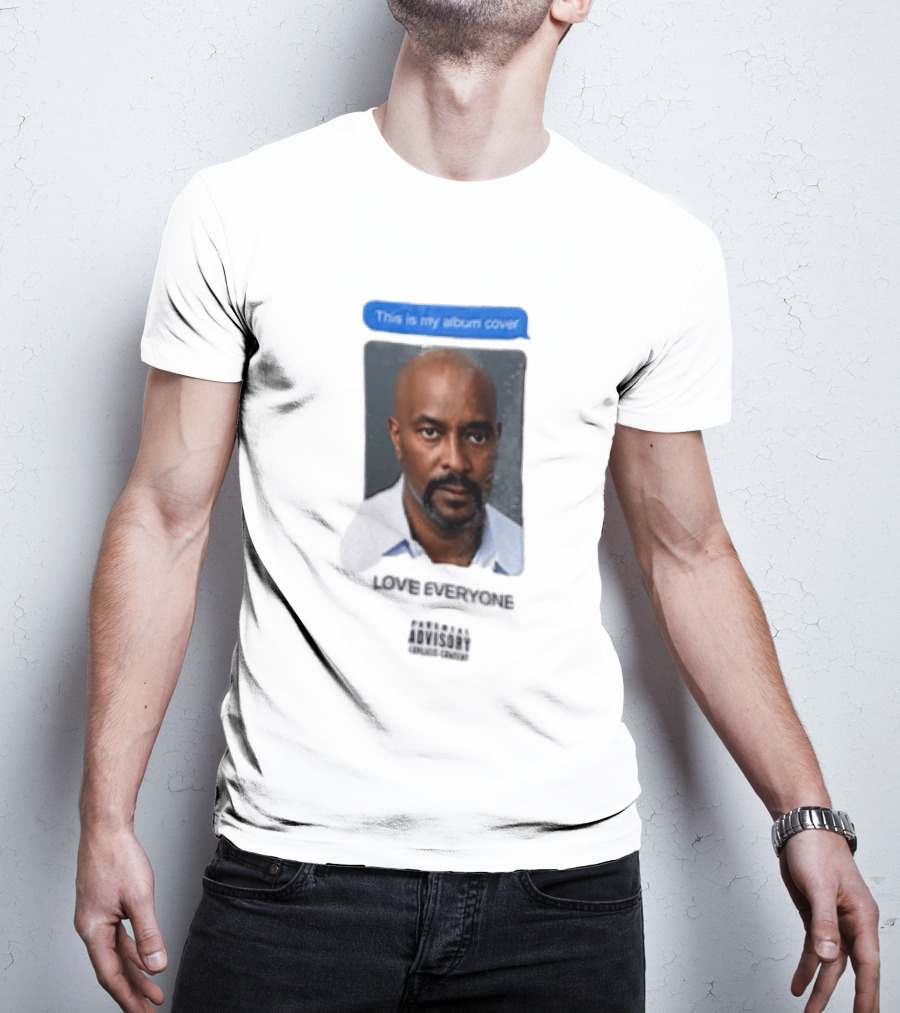 This Is My Album Cover Love Everyone Parental Advisory Explicit Content T-Shirt