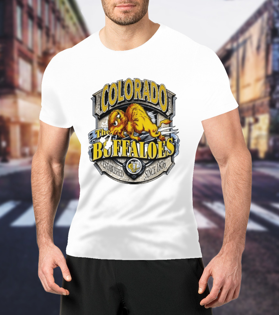 Colorado Buffaloes CU The Buffaloes Established Since 1876 T-Shirt