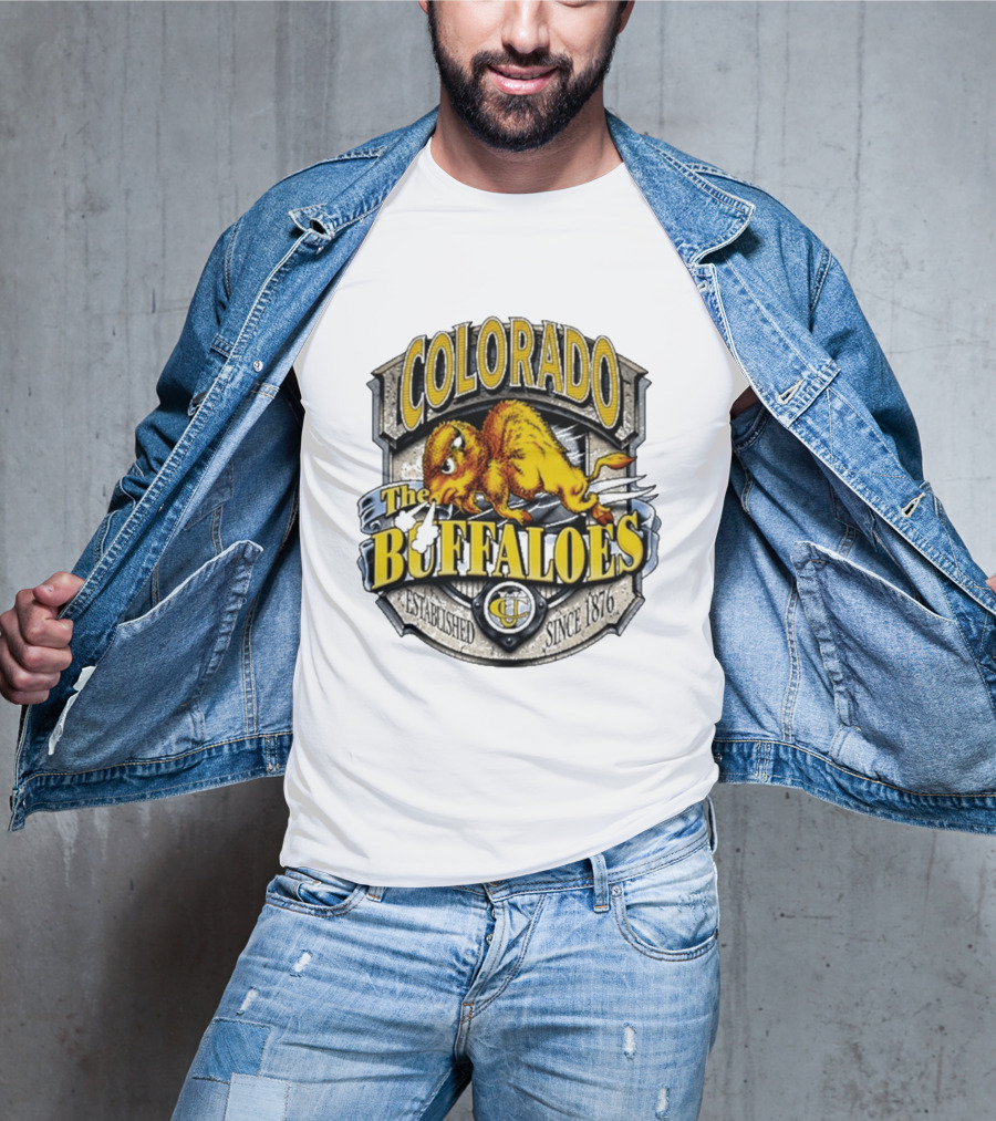 Colorado Buffaloes CU The Buffaloes Established Since 1876 T-Shirt