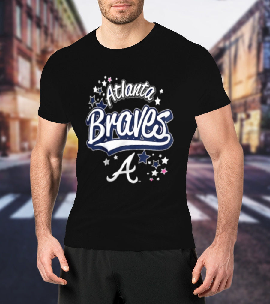 Atlanta Braves Velcro Stars A T-Shirt