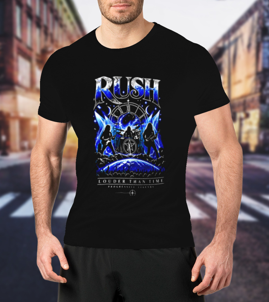 Rush Louder Than Time Closer To The Stars Progressive Legends T-Shirt