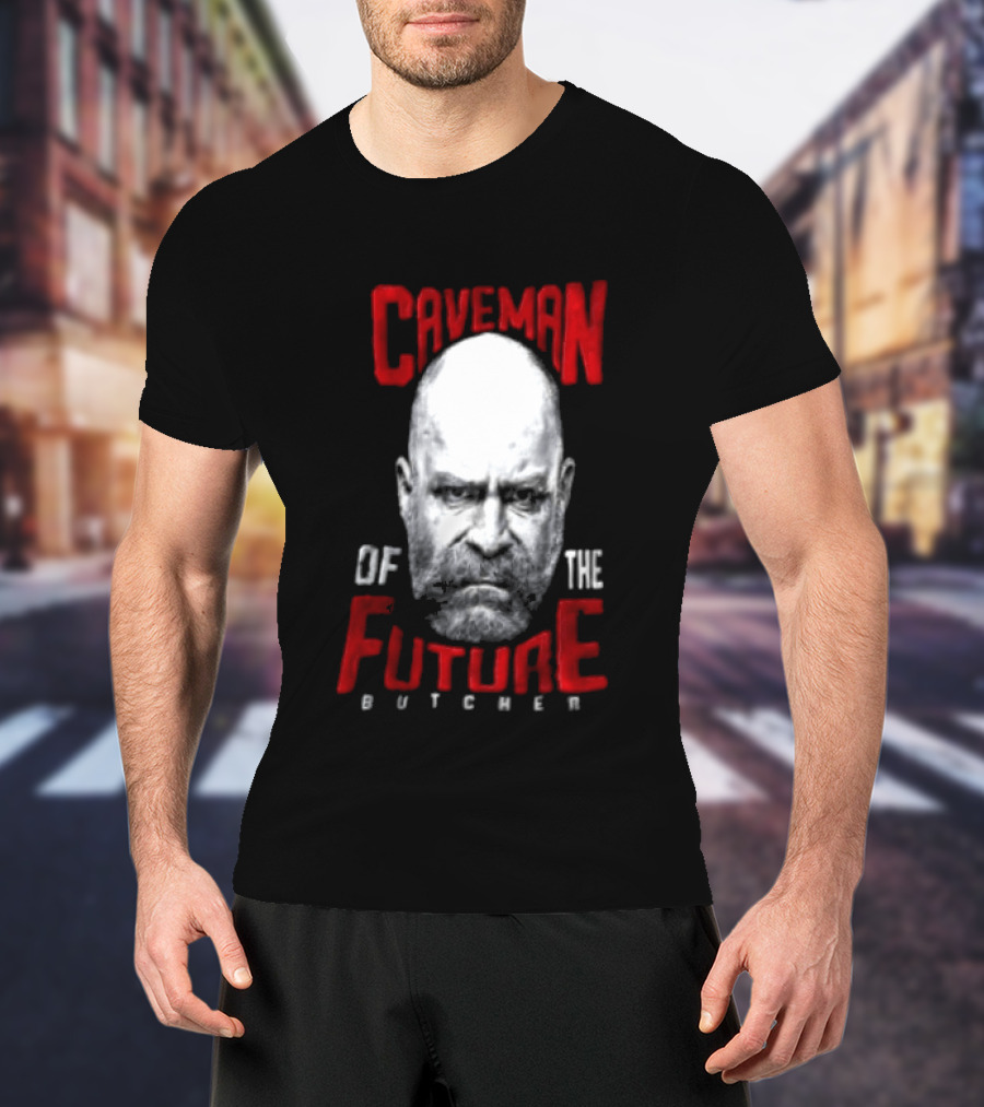 Caveman Of The Future Butcher Iconic Face T-Shirt