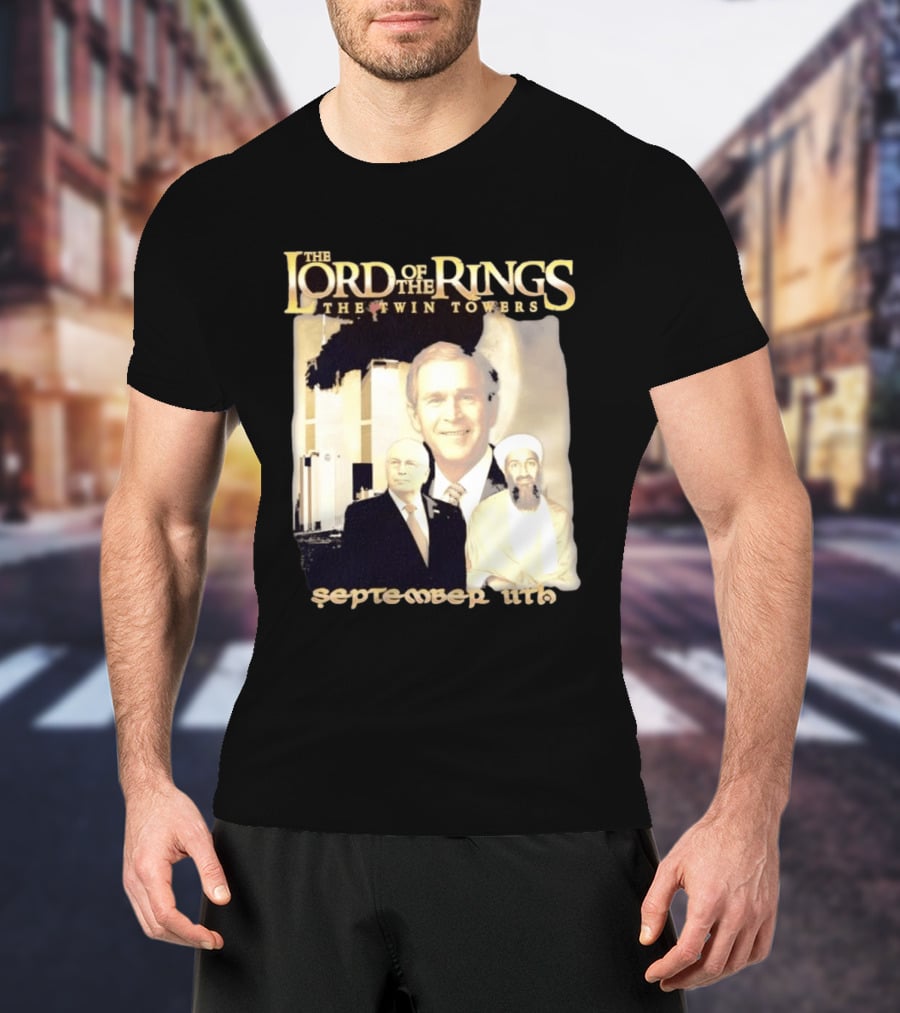 The Lord Of The Rings The Twin Towers September 11th T-Shirt