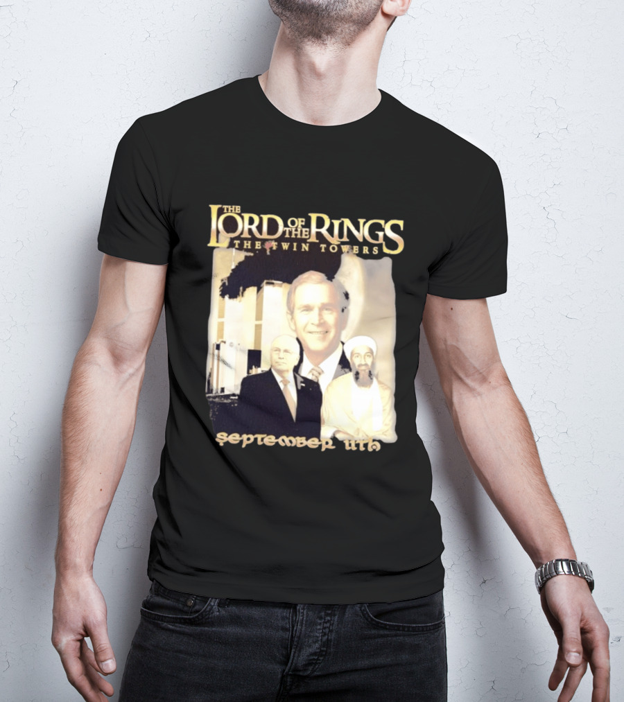 The Lord Of The Rings The Twin Towers September 11th T-Shirt