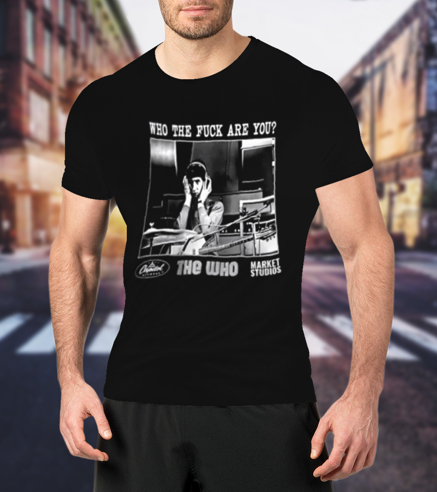 The Who X Market D2C Who The Fuck Are You Photo Album Cover T-Shirt
