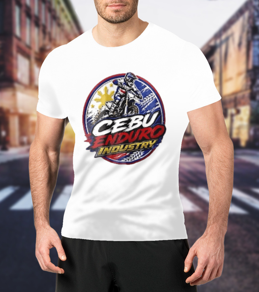 Cebu Enduro Industry Motocross Rider Dirt Bike Philippine Sun Adventure T-Shirt