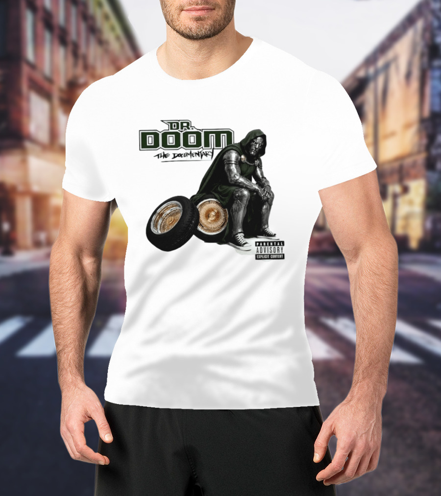 Dr Doom The Documentary Marvel Hip Hop Parental Advisory T-Shirt