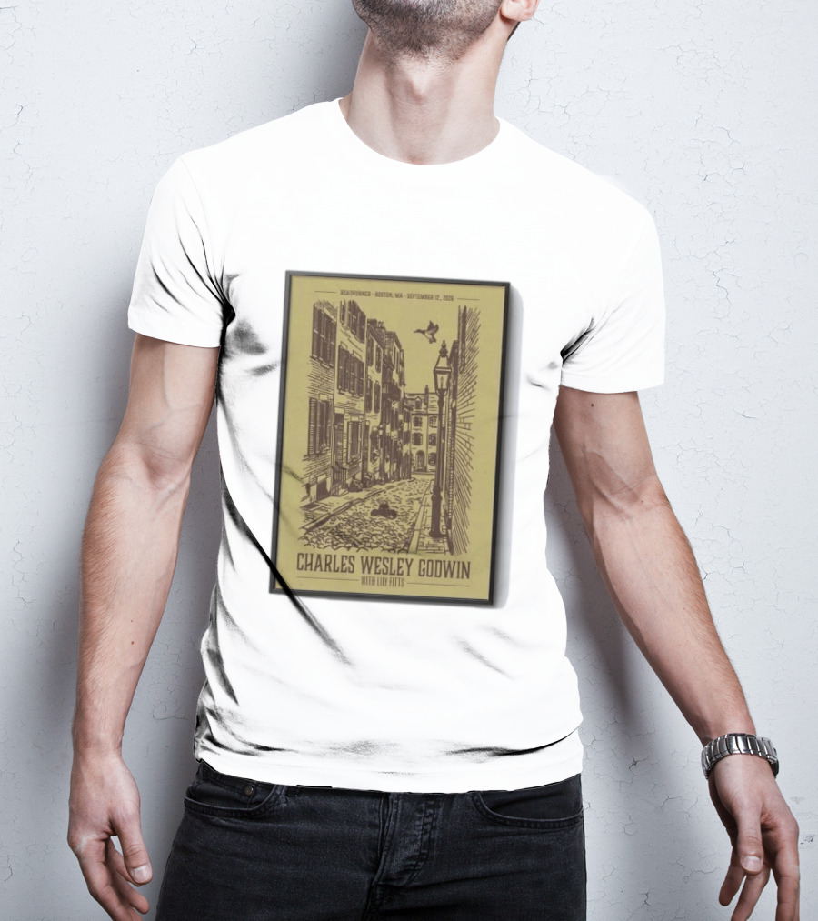 Roadrunner Boston MA September 12 2026 Charles Wesley Godwin With Lily Fitts T-Shirt