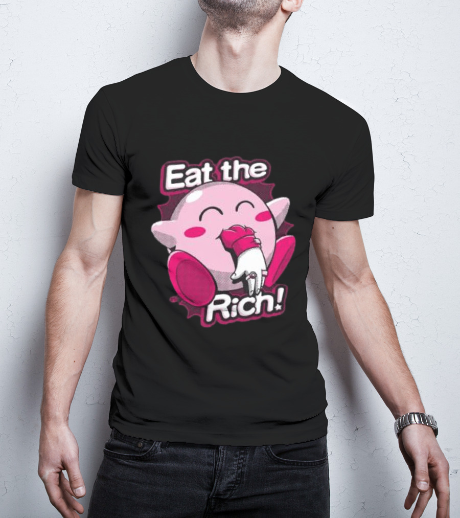 Punkwithacamera Store Eat The Rich Clay Graham Kirby Eating Hand T-Shirt