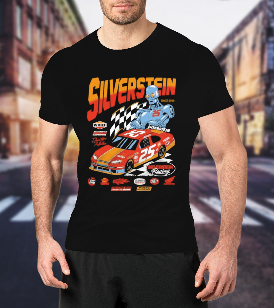 Silverstein Racecar 25 Racing WBIEF Since 2000 T-Shirt