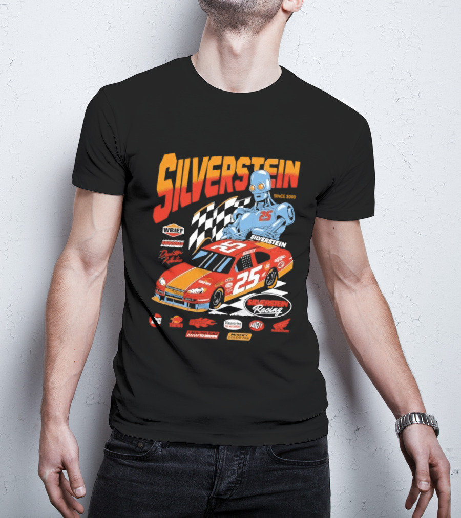 Silverstein Racecar 25 Racing WBIEF Since 2000 T-Shirt