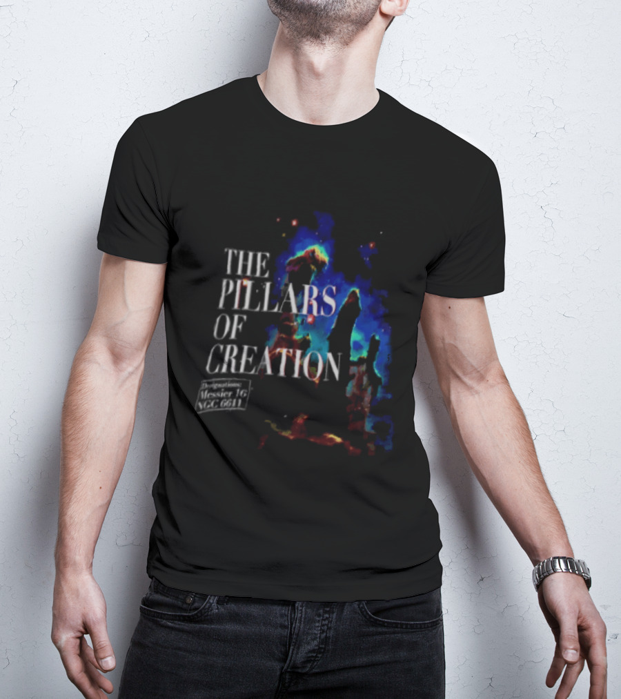 The Pillars Of Creation Messier 16 NGC 6611 Space T-Shirt
