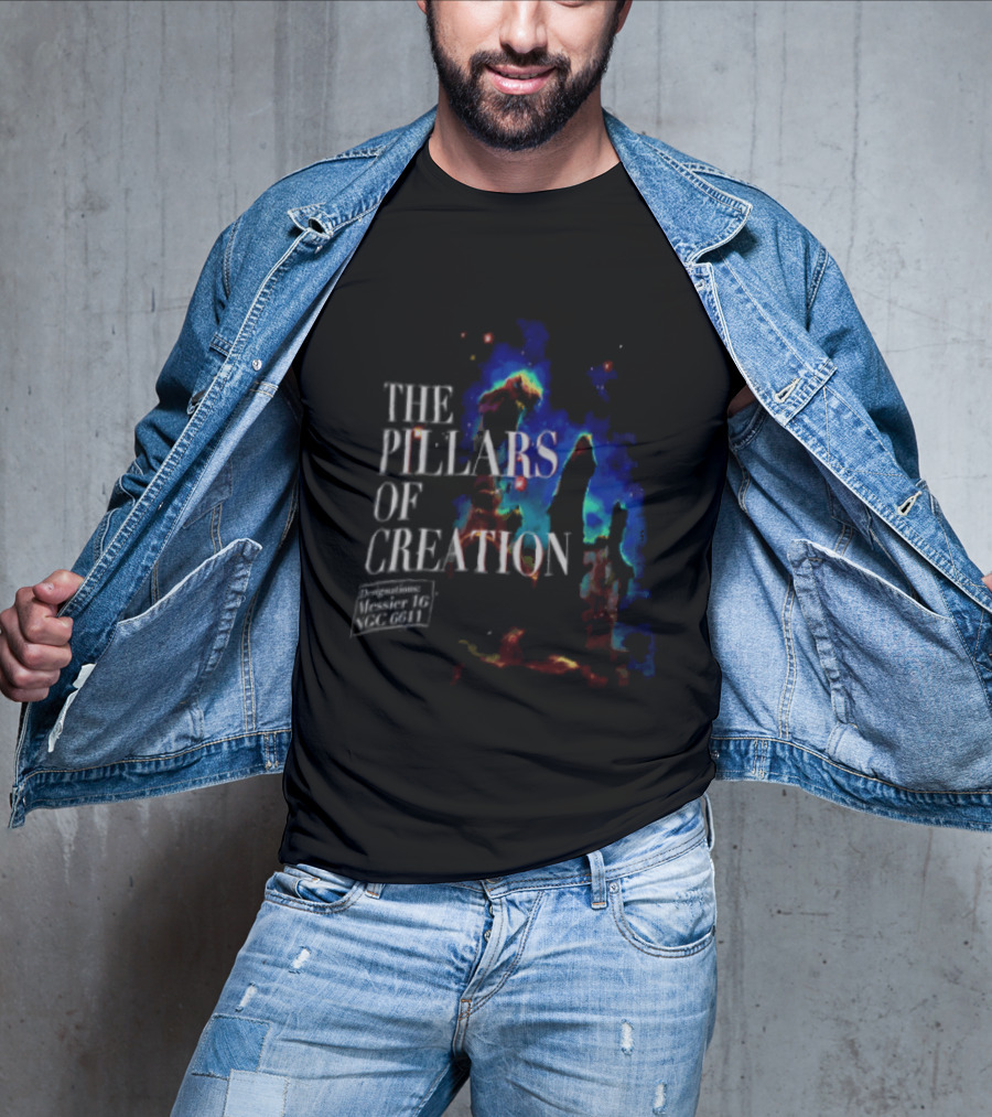 The Pillars Of Creation Messier 16 NGC 6611 Space T-Shirt