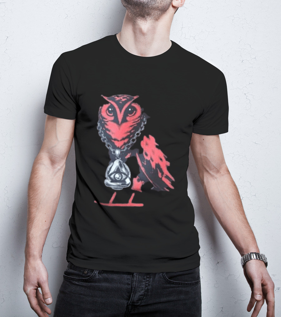 Yeat Store Love Lyfe Ovo Tour Owl With Eye Pendant T-Shirt