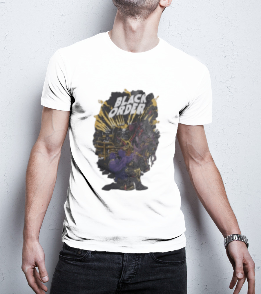 Black Order Thanos And The Children Of Thanos Rock Band Graphic Novel T-Shirt