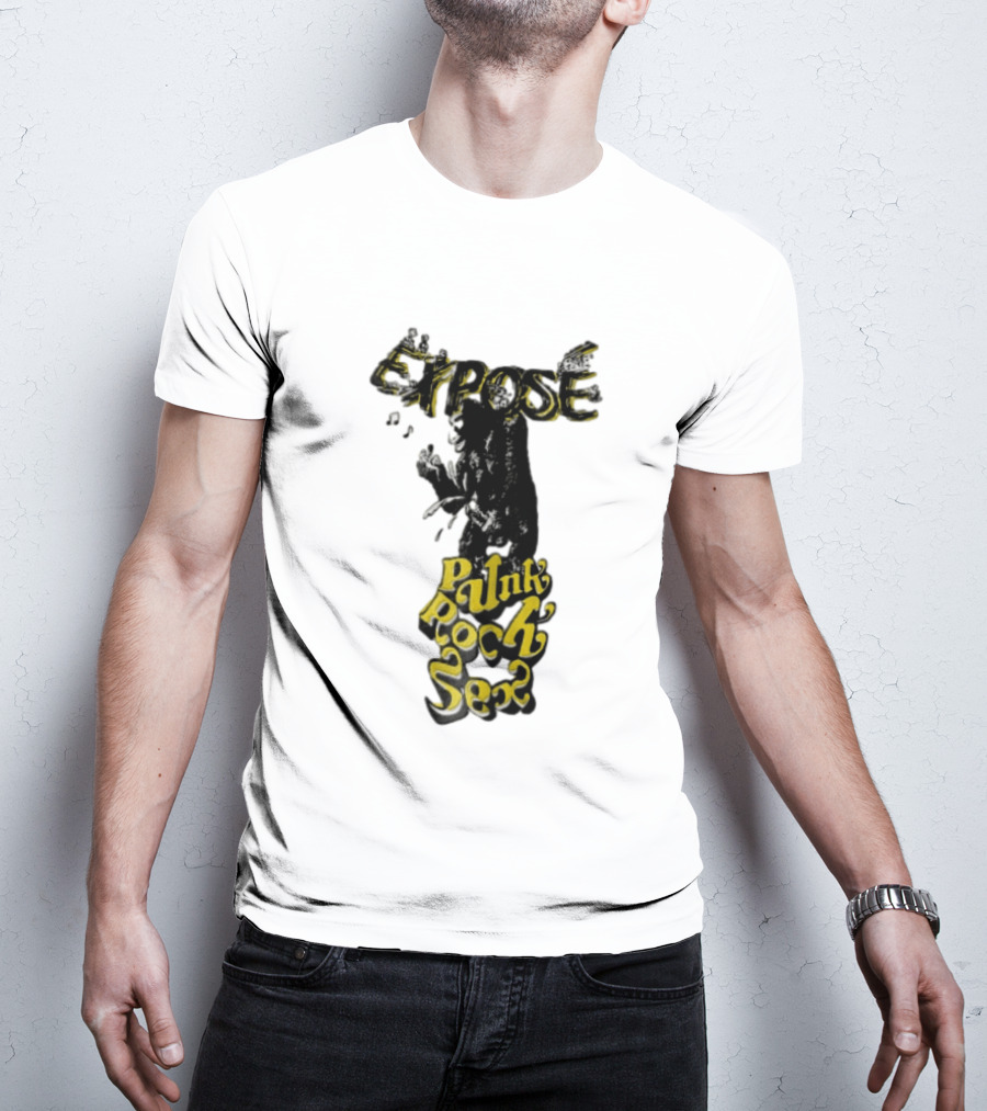 Expose King Kong Punk Rock Sex Gorilla Holding Woman T-Shirt