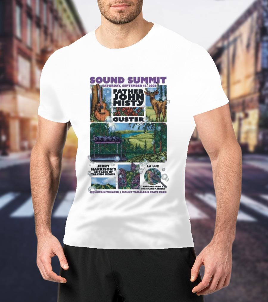 Sound Summit 2026 Father John Misty Guster Marin County MD September 12 Mountain Theater T-Shirt