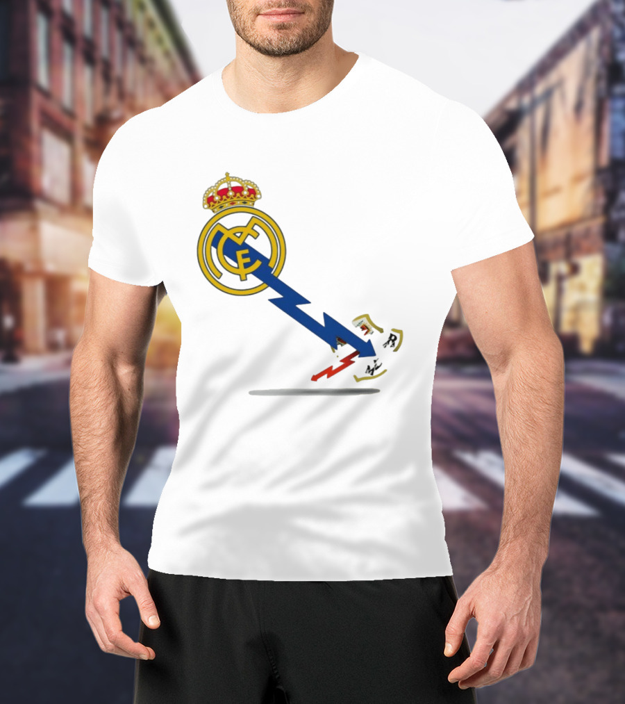 Real Madrid CF Lightning Strike Emblem MCF T-Shirt