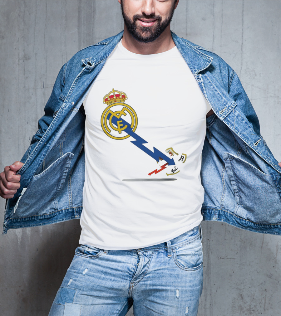 Real Madrid CF Lightning Strike Emblem MCF T-Shirt