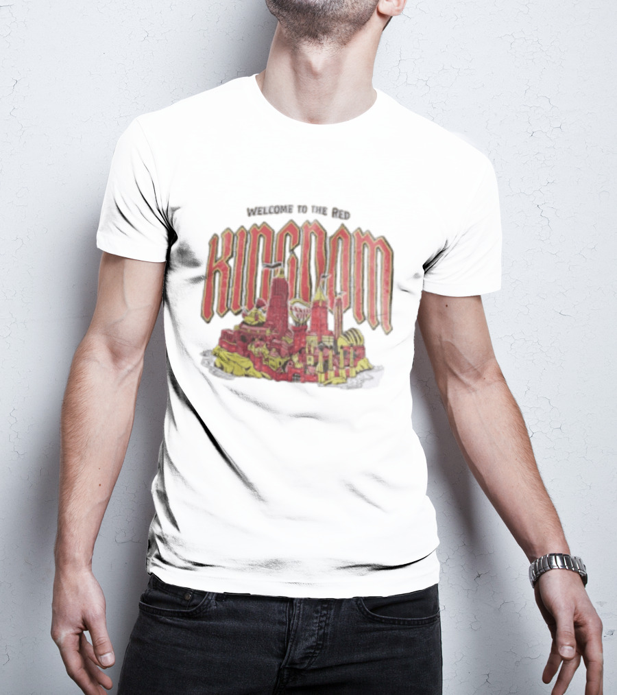 Welcome To The Red Kingdom Cityscape T-Shirt