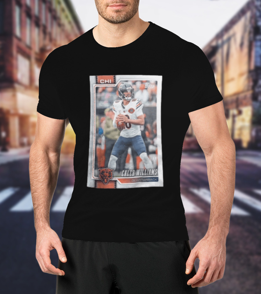 2026 Topps Caleb Williams Chicago Bears Quarterback Trading Card T-Shirt