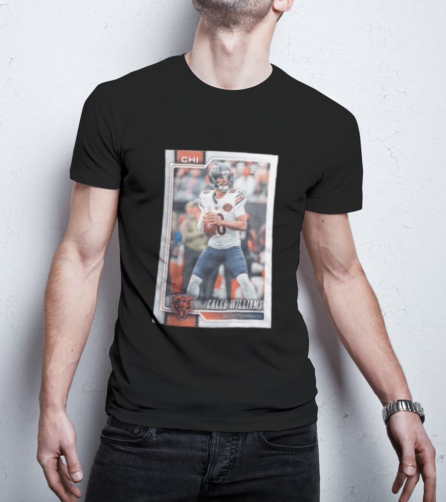 2026 Topps Caleb Williams Chicago Bears Quarterback Trading Card T-Shirt