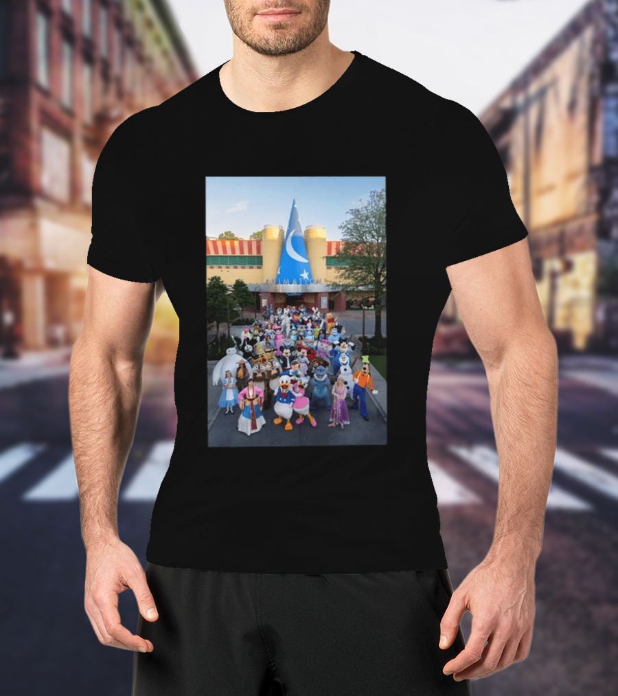 Happy The Magic Of Disney Animation Opening Day At Disney Hollywood Studios Characters T-Shirt