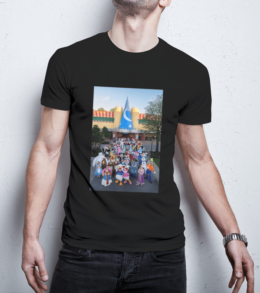 Happy The Magic Of Disney Animation Opening Day At Disney Hollywood Studios Characters T-Shirt