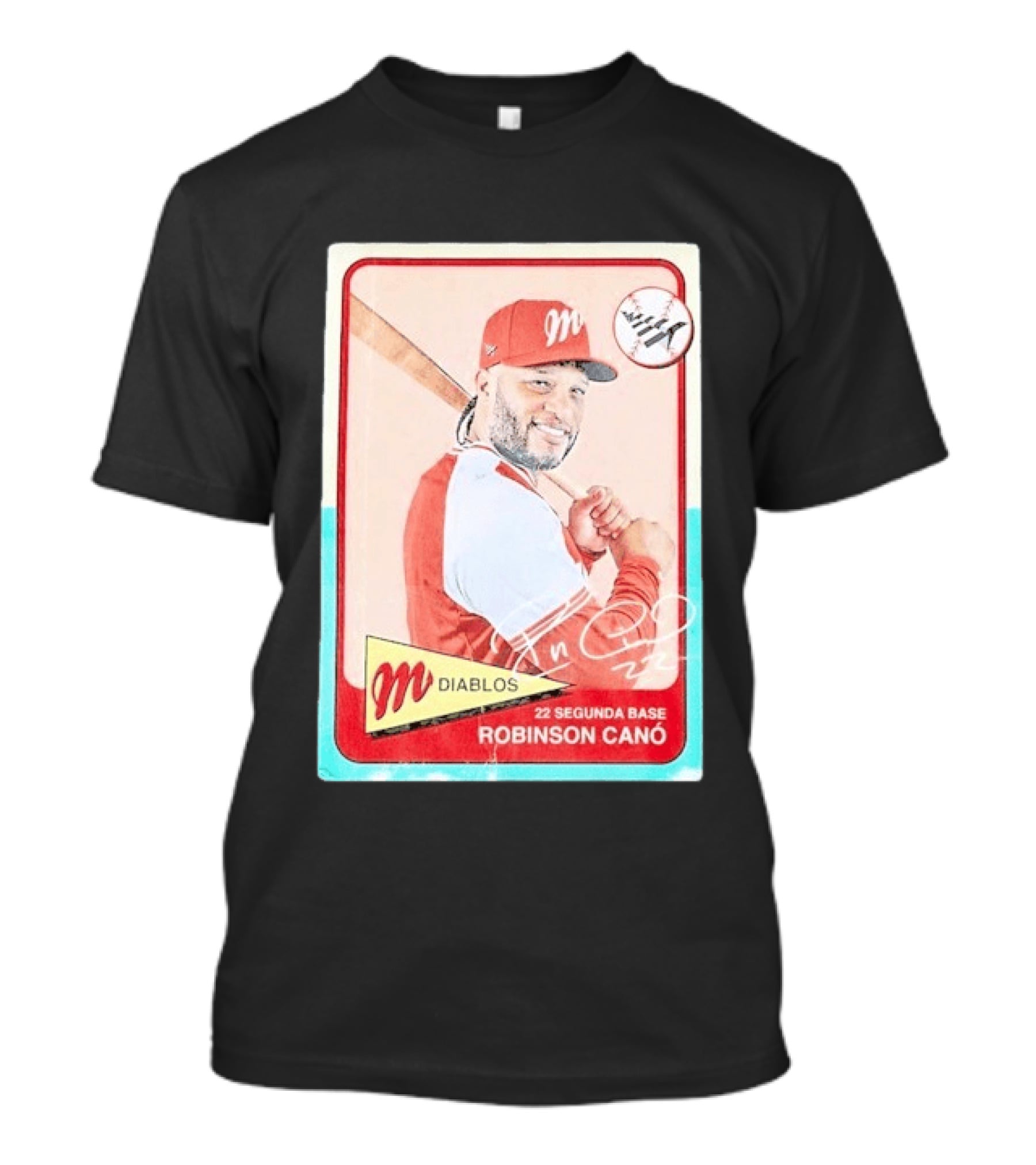 Robinson Canó Diablos Rojos Del México Paper Planes Baseball Segunda Base T-Shirt