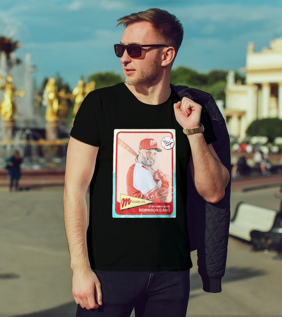Robinson Canó Diablos Rojos Del México Paper Planes Baseball Segunda Base T-Shirt