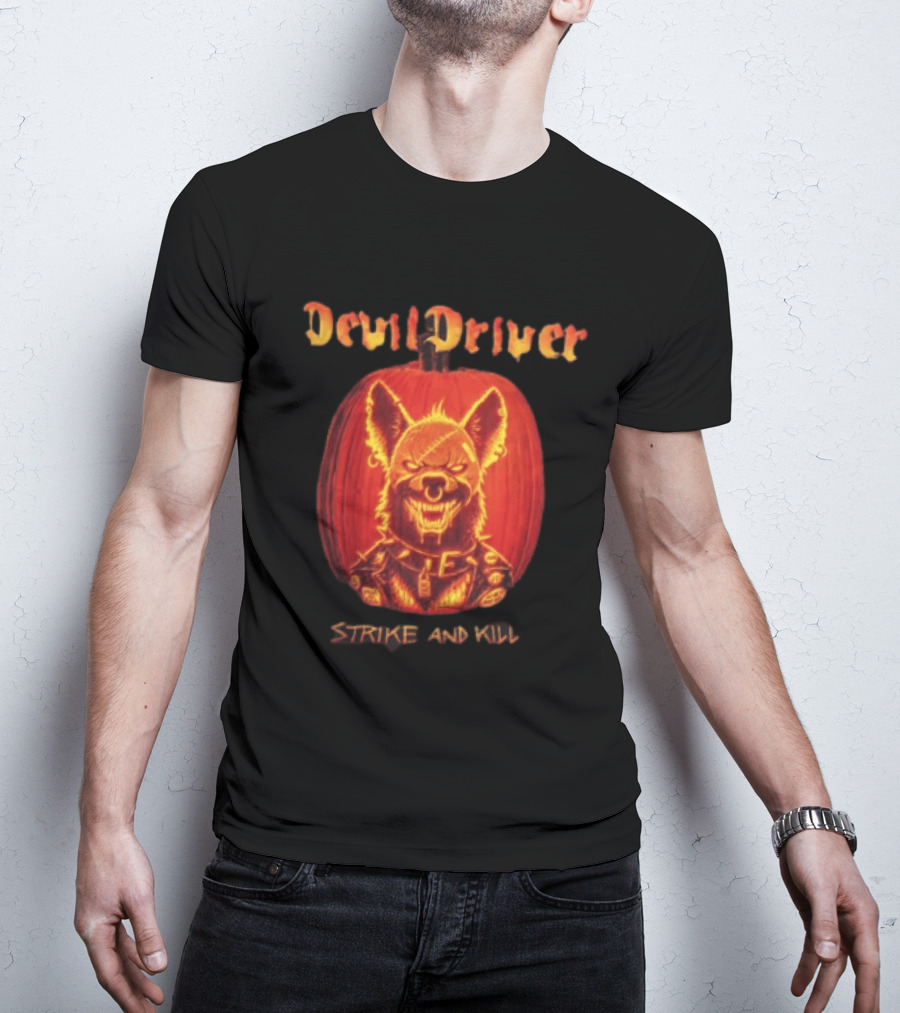 DevilDriver Strike And Kill Halloween Pumpkin T-Shirt