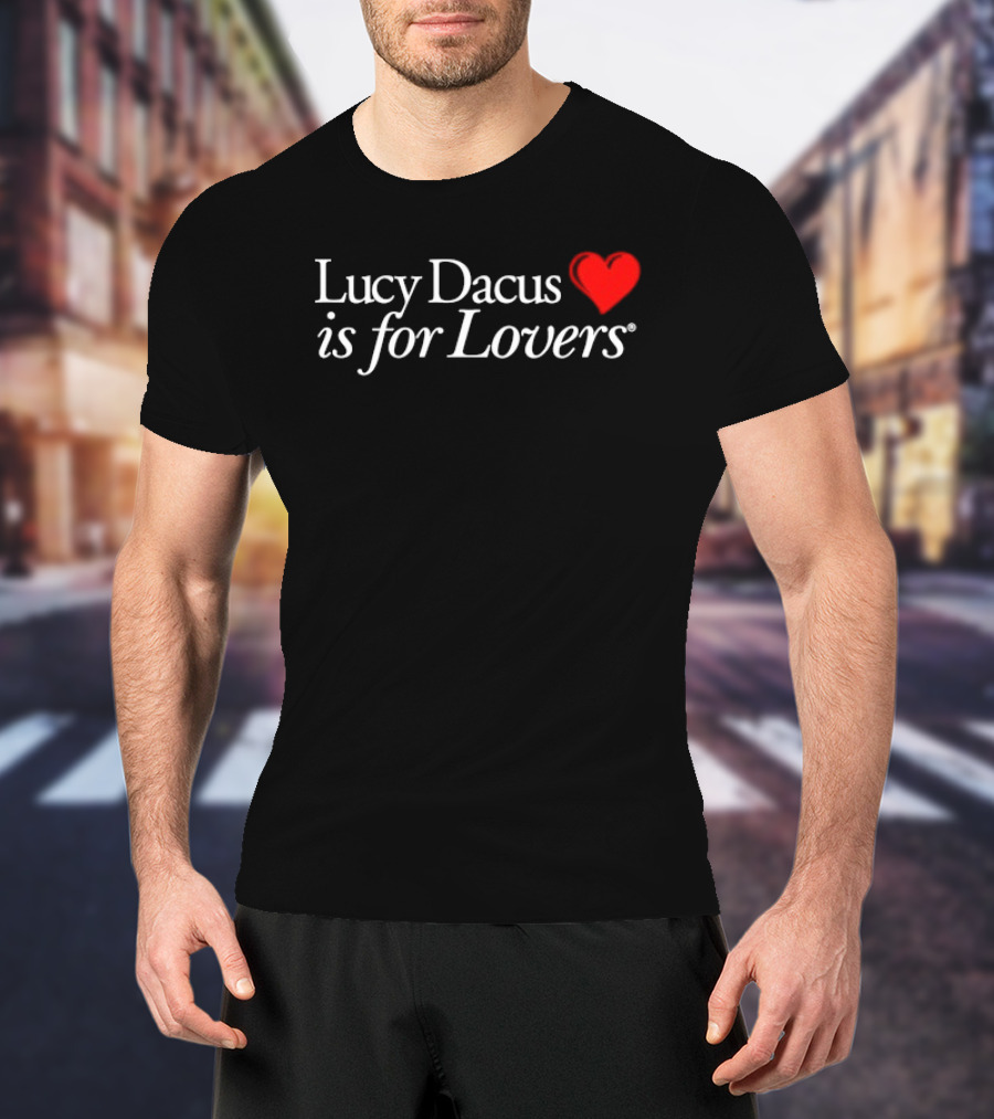 Lucy Dacus Is For Lovers Red Heart T-Shirt