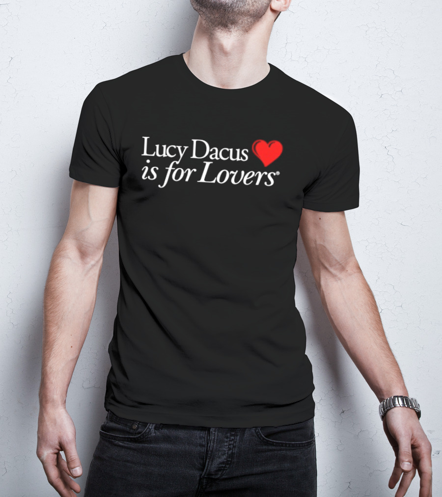 Lucy Dacus Is For Lovers Red Heart T-Shirt