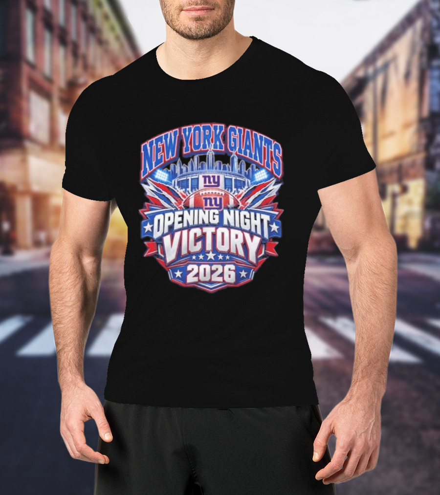 New York Giants 2026 Opening Night Victory T-Shirt