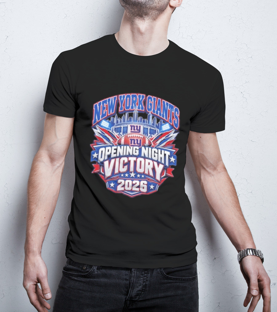 New York Giants 2026 Opening Night Victory T-Shirt