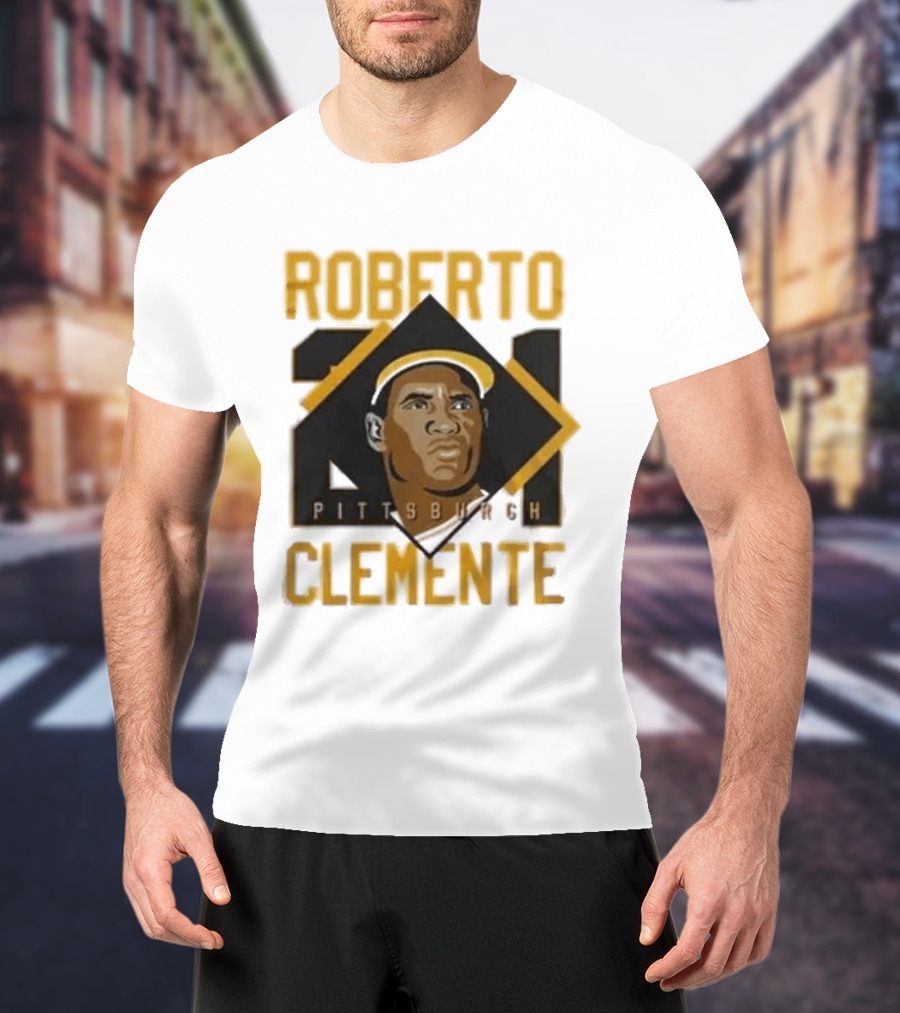 Roberto Clemente 21 Pittsburgh Pirates Iconic Baseball Legend T-Shirt