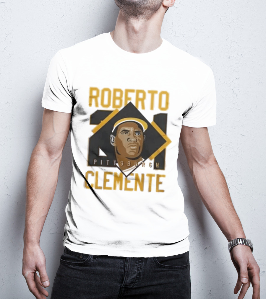 Roberto Clemente 21 Pittsburgh Pirates Iconic Baseball Legend T-Shirt