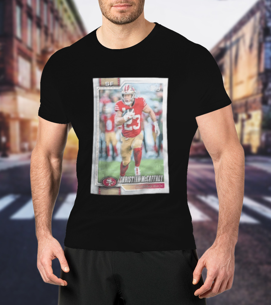 2026 Topps Christian McCaffrey SF 49ers Running Back Card T-Shirt