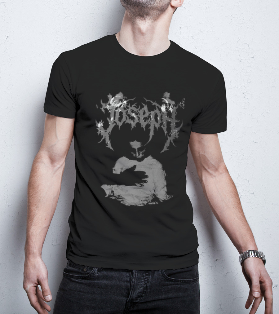 Falling In Reverse Joseph Gothic Script White T-Shirt